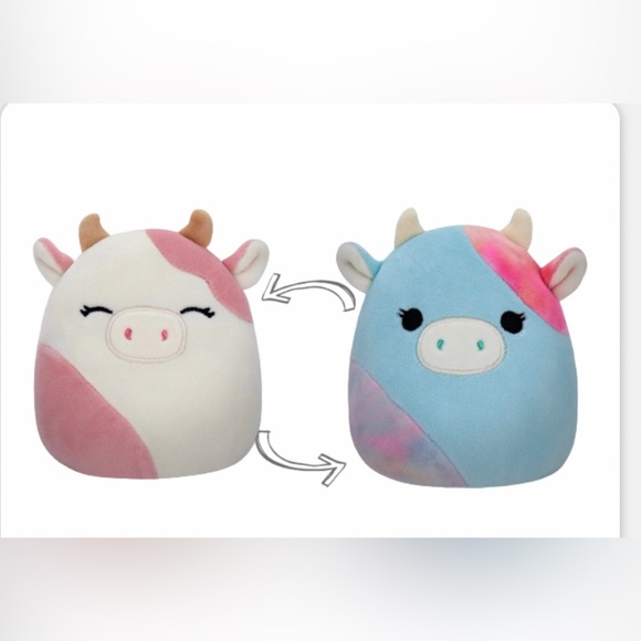 Squishmallows Other - NWT cow flip a mellow 8inches Sold out 💖🦋🐄 squishmallow